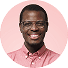 image of a man with pink background