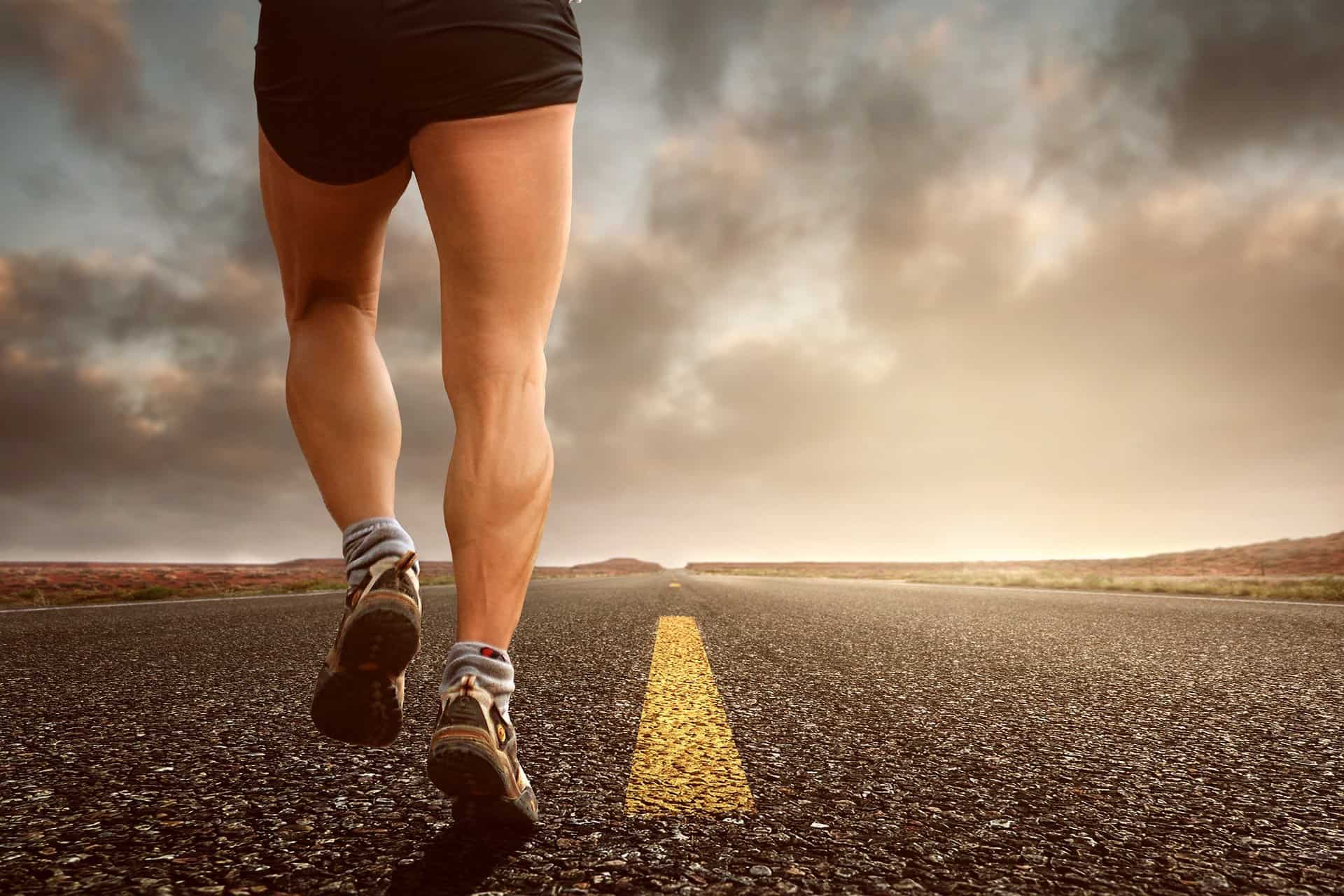 image of a man running