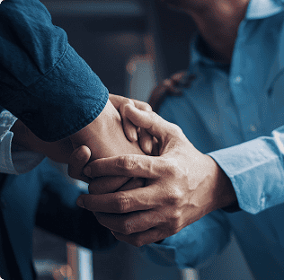 image of a heartfealt handshake
