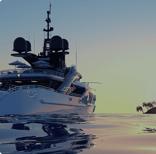 image of a luxury yacht